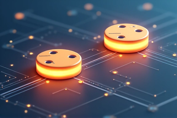 Illustration of digital cookies and data flow